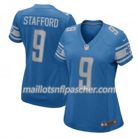 Maillot Detroit Lions Matthew Stafford 9 Nike Royal - Femme